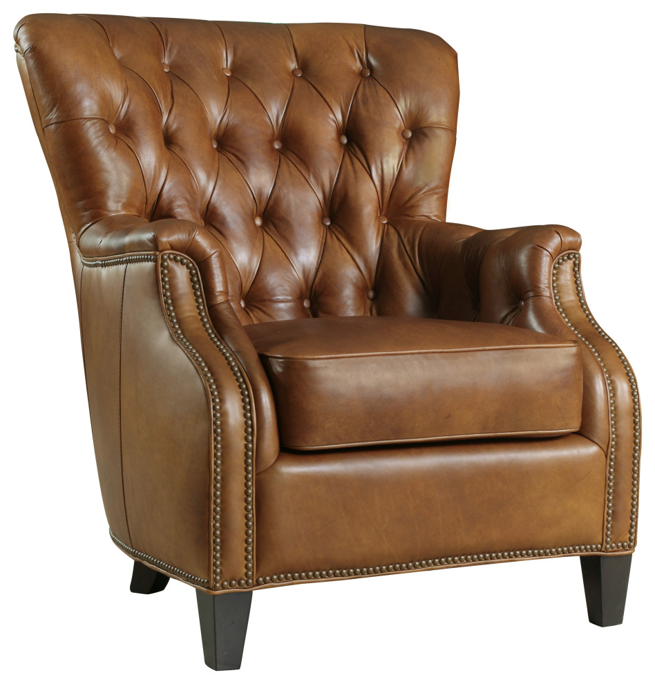 Aegis Glove Club Chair   Transitional   Armchairs And Accent Chairs   by Buildcom  Houzz