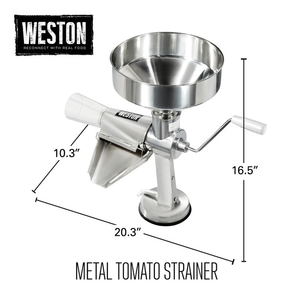 Weston Metal Tomato Strainer