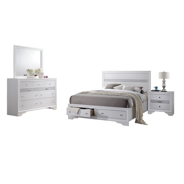 Best Quality Furniture Catherine and David 4 Piece Bedroom Set - - 28442126