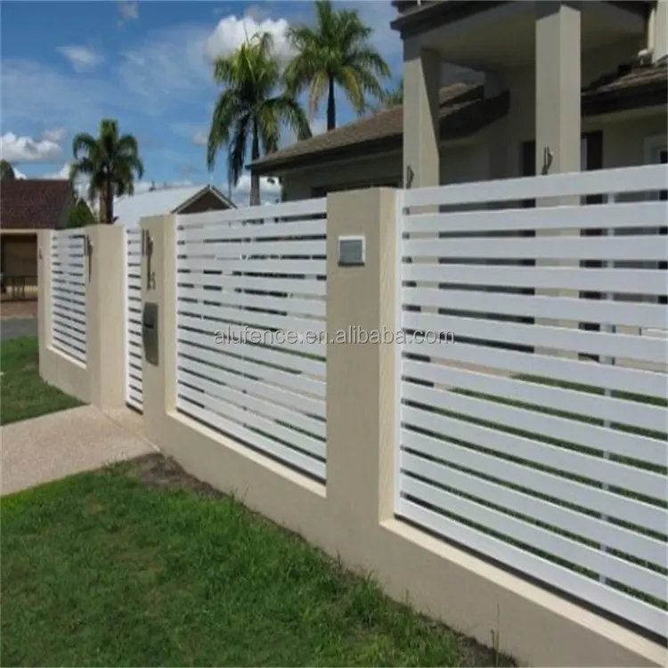 Cheap Price Factory Supply  Aluminum Flat Top  Fence  For Garden