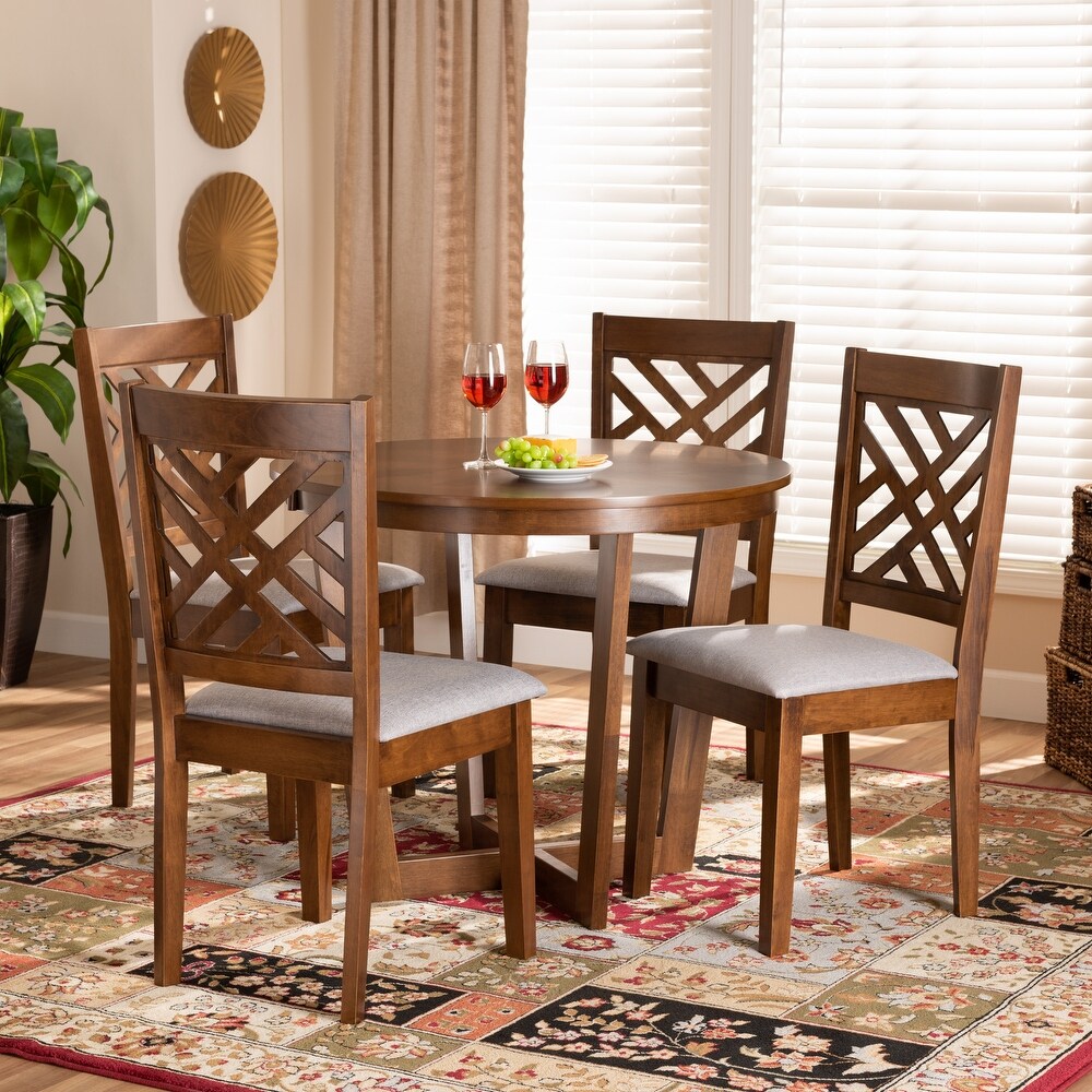 Alena Modern and Contemporary 5 Piece Dining Set