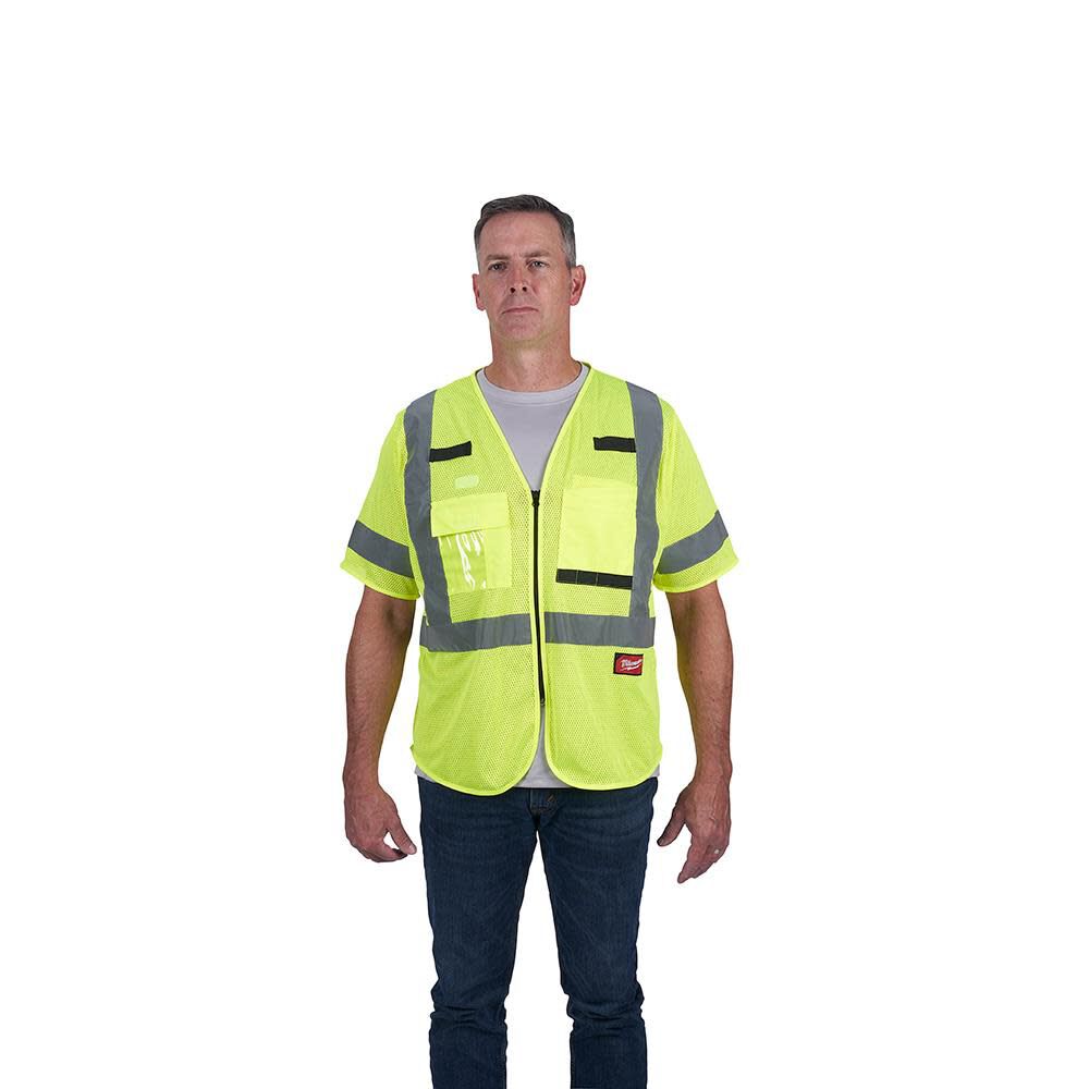 MW High Vis Safety Vest Class 3 Mesh 48-73-5131M910 from MW