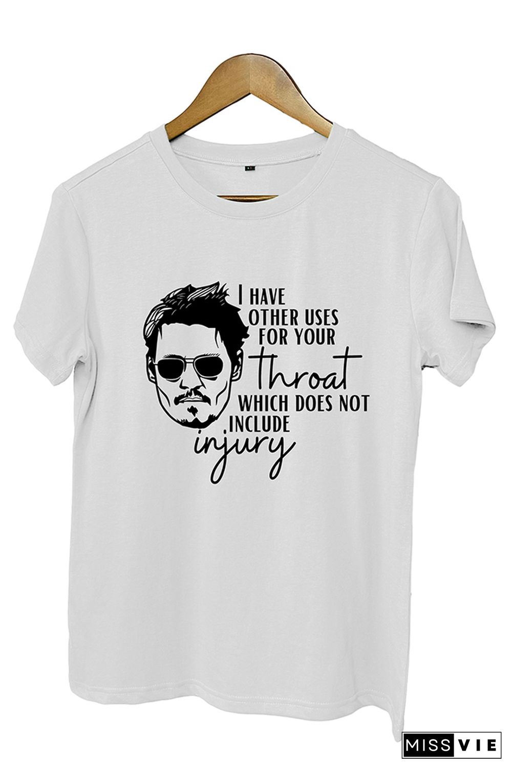 Johnny Depp Trial Graphic Tee Wholesale