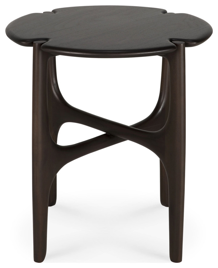 Varnished Round Side Table  OROA PI   Contemporary   Side Tables And End Tables   by Oroa   Distinctive Furniture  Houzz