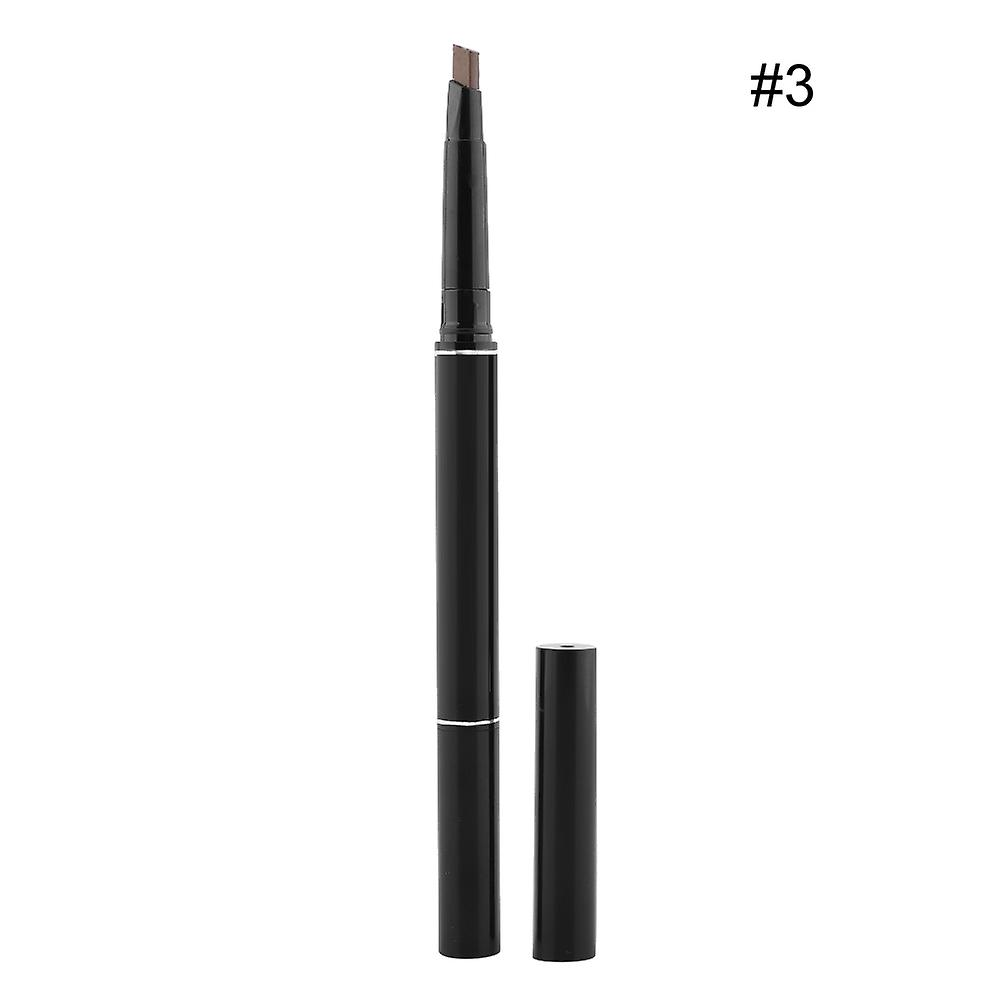 Eyebrow Pencil 2 Packs， Waterproof Smudge-proof Brow Pencil With Brow Brush.(middle Brown)