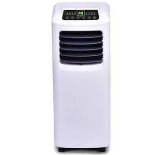 Costway 9000 BTU Portable Air Conditioner and Dehumidifier Function in White with Window Kit Remote EP23048