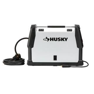 Husky Single Phase 180 Amp 240-Volt120-Volt AC Wire Feed 180 MIG Wire Feed Welder with Foot Pedal and Dual Voltage Technology PIONEERMP180DV