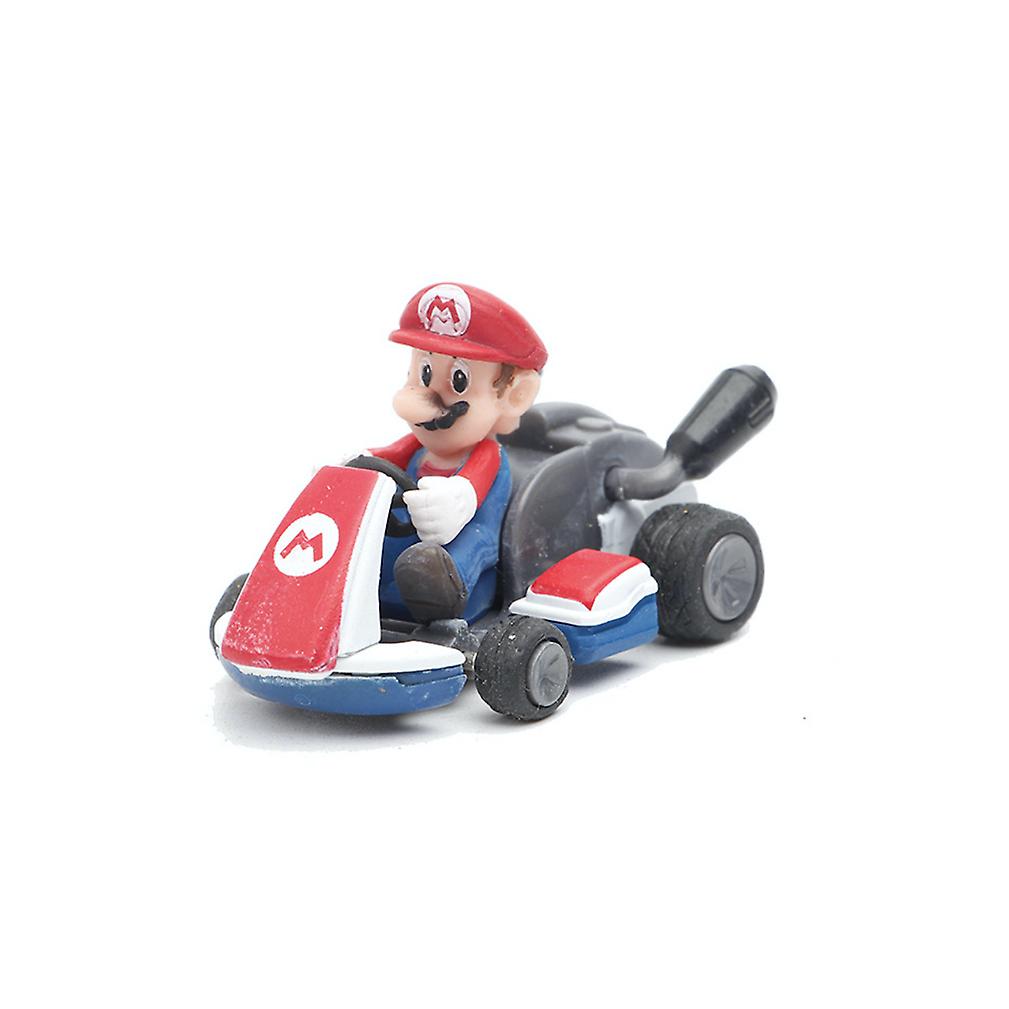 Pull Back Mario Figure Toy Model