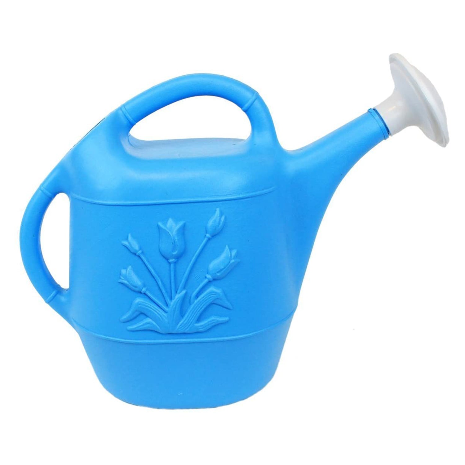 Union Products 2 Gallon Garden Plastic Watering Can， Caribbean Blue， 3 Pack