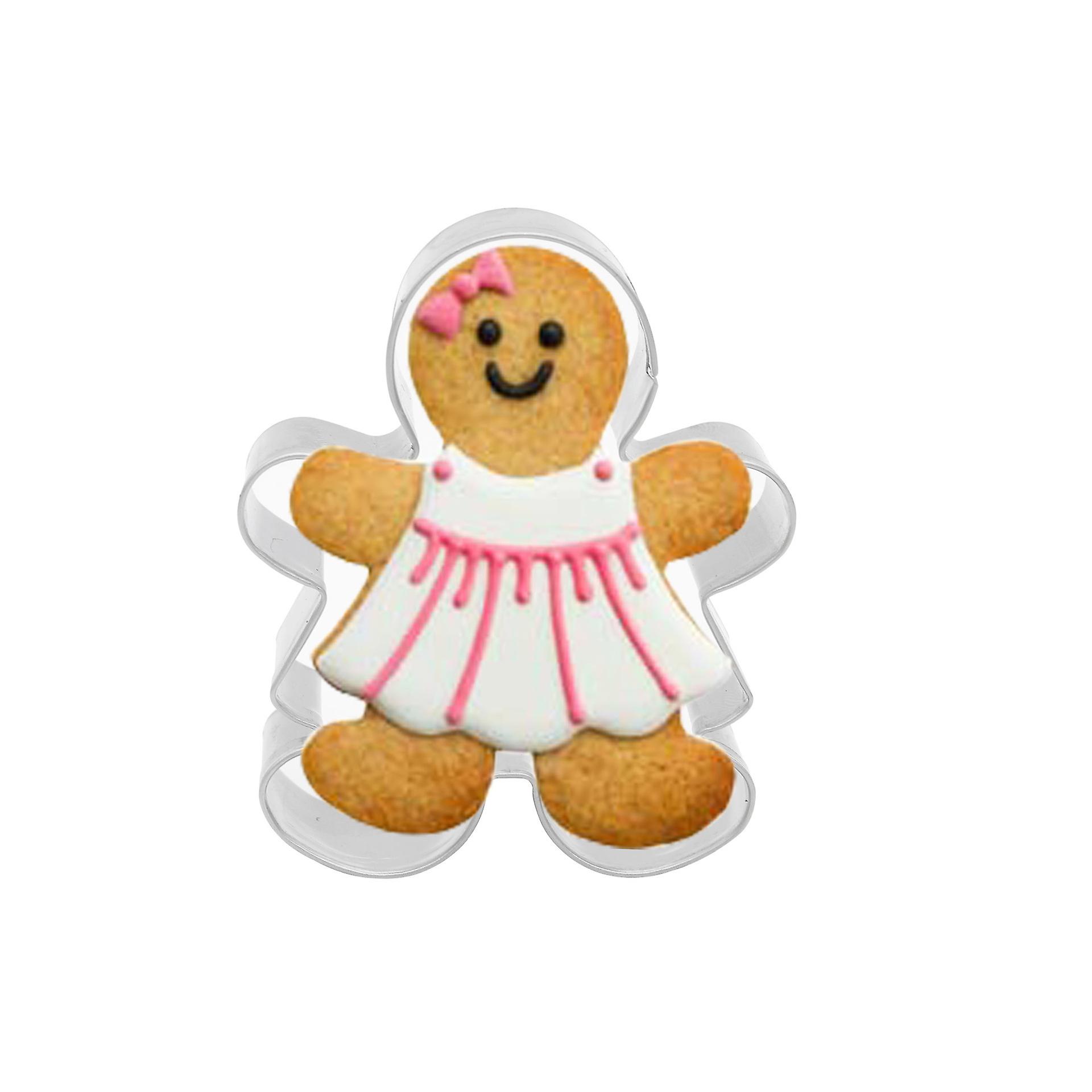 Christmas Gingerbread Man Shape Cut Mold - 2pcs/set