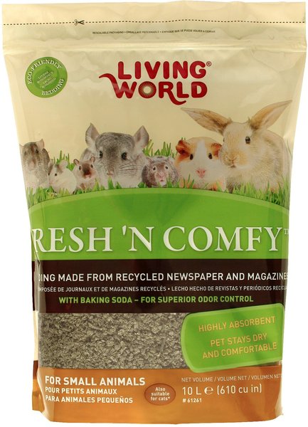 Living World Fresh 'N Comfy Small Animal Bedding， Tan