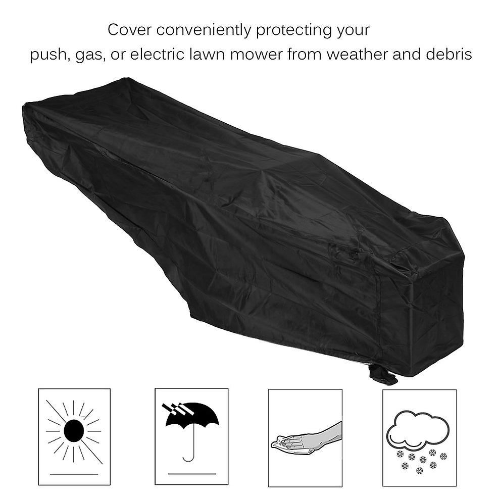 48 X 18.5 X 13.5 Inch Garden Lawn Mower Cover Waterproof Protective Cover