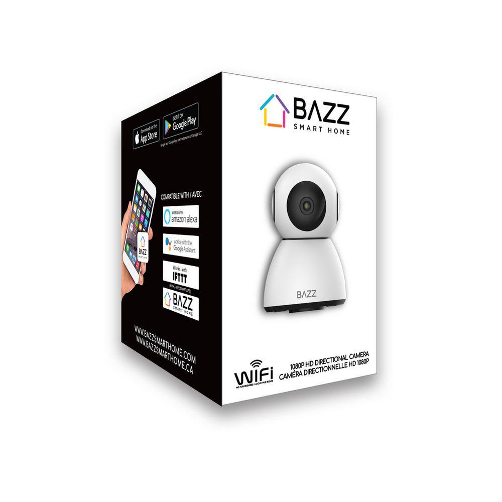 BAZZ SMART HOME Wired Indoor Wi-Fi Standard Surveillance Camera WFCAM360