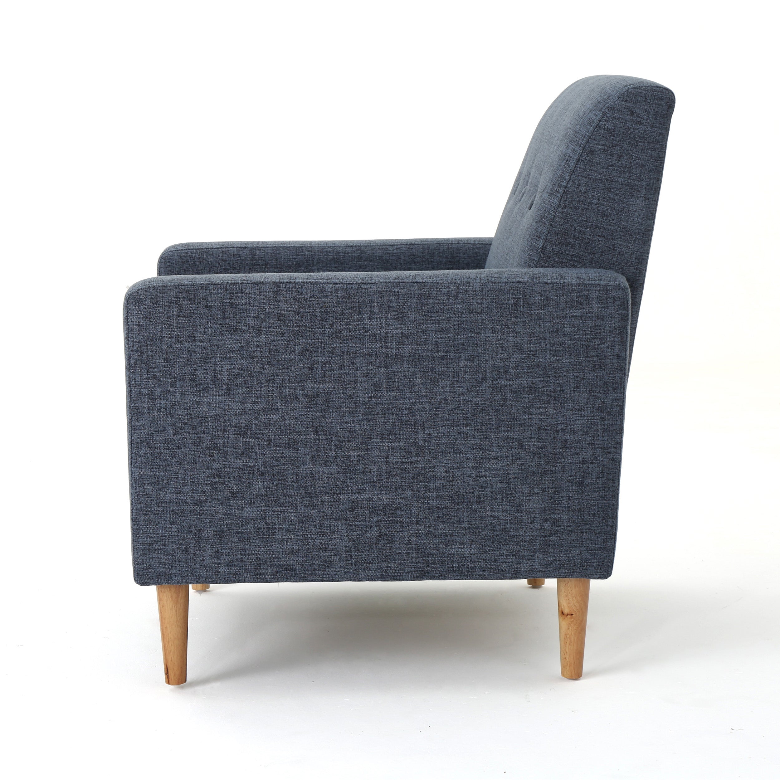 Stratford Mid Century Modern Fabric Club Chair