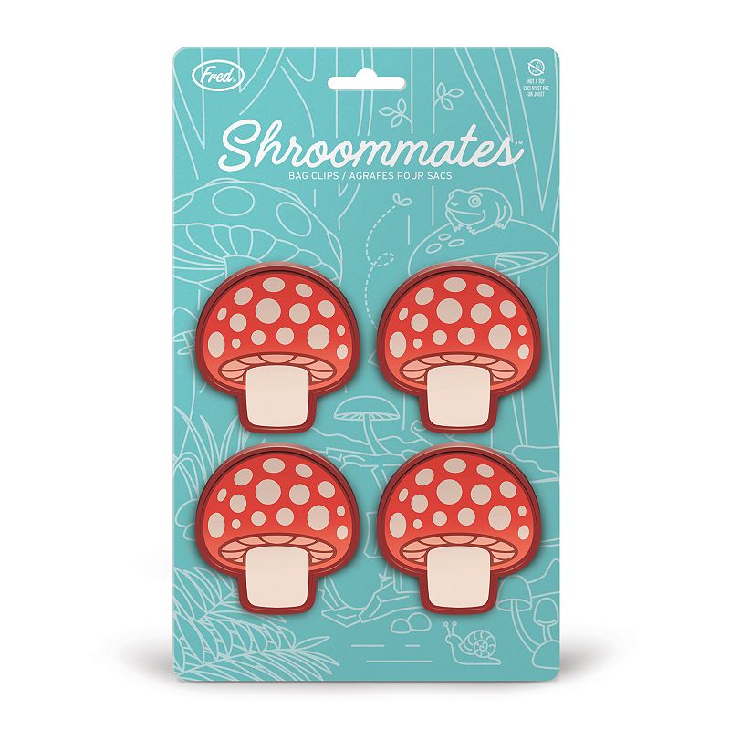 Fred Shroommates 4-pc. Bag Clips