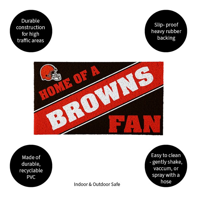 Evergreen Cleveland Browns Pvc Mat Color