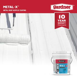 Gardner 5-Gal. Metal-X Metal Roof Acrylic Coating SK-8055