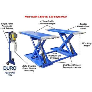 TUXEDO 6500 lbs. Capacity Mid-Rise Scissor Lift MR6.5K-38