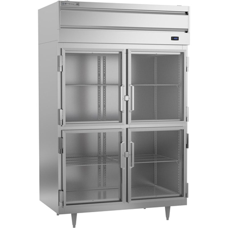 Beverage-Air PF2HC-1BHG Reach-In Freezer， 4 Glass Half-Doors