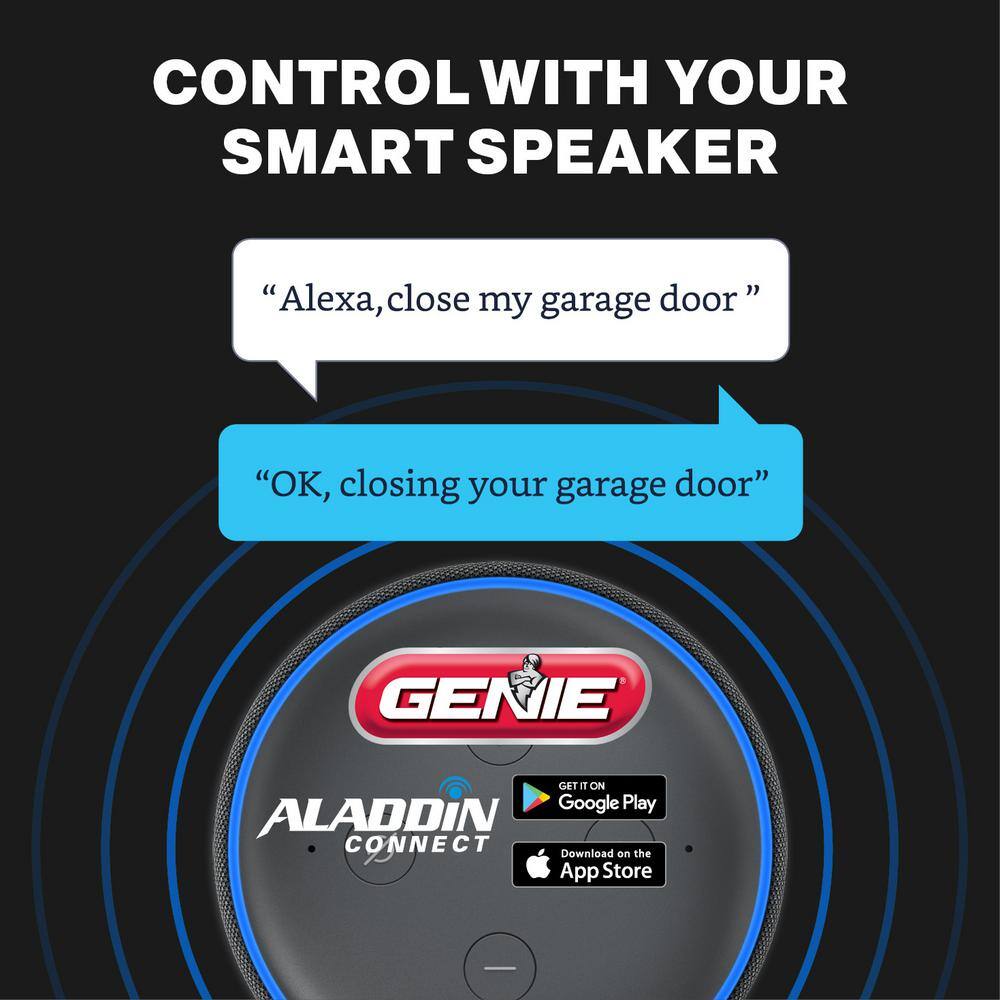 Genie Signature Series 2 HPc Screw Drive Wi-Fi Enabled Smart Home Garage Door Opener 3-Button Remotes and Wall Console 4063-TNMSV