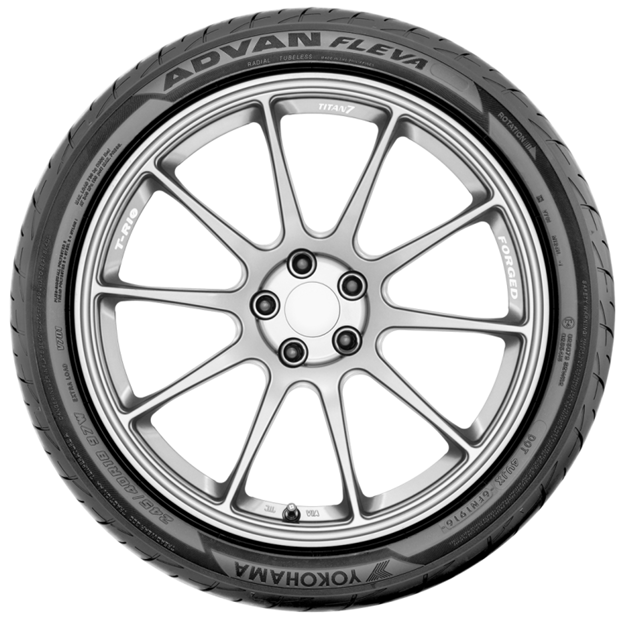 Yokohama Advan Fleva V701 Tire - 245/40R18 97W - 110170161