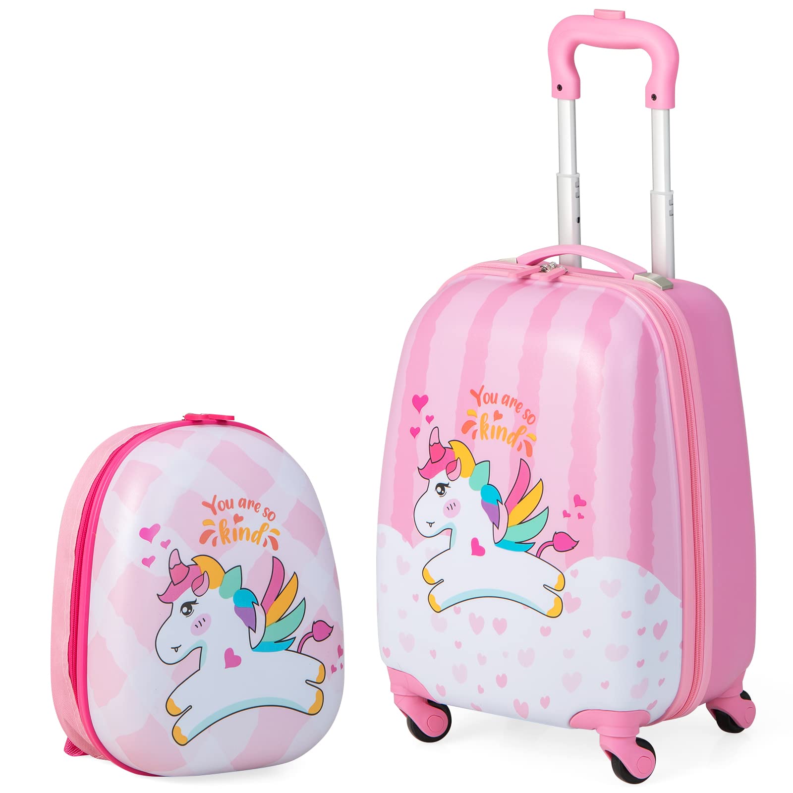 BABY JOY 2 PC Kids Luggage, 16