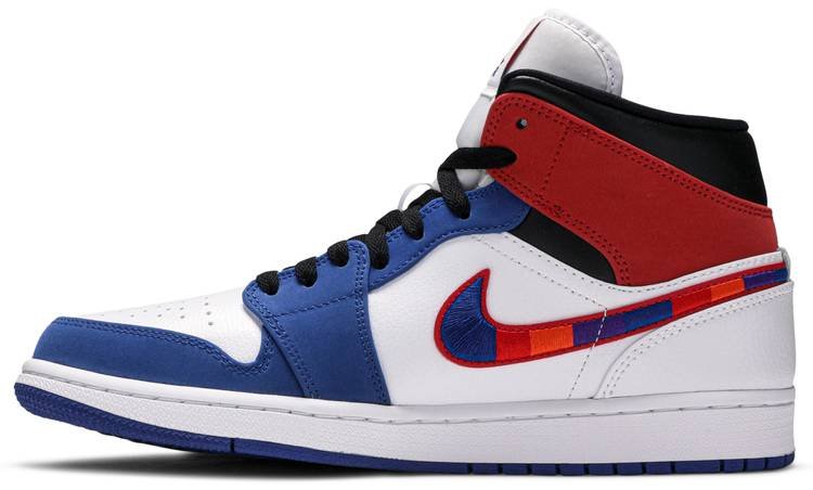 Air Jordan 1 Mid 'Multicolored Swoosh' 852542-146