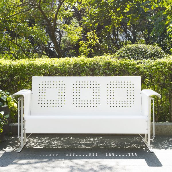 Bates Outdoor Metal Sofa Glider