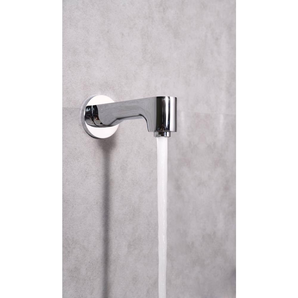 Dyconn Rain 2-Handle Tub and Shower Faucet System with 3-Setting with 304T Stainless Steel in Chrome (Valve Included) SS311A-CHRT