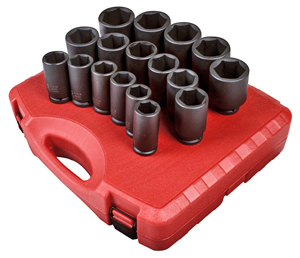 Sunex Tool SU4685 17 Piece 3/4 Drive SAE Deep Impa...