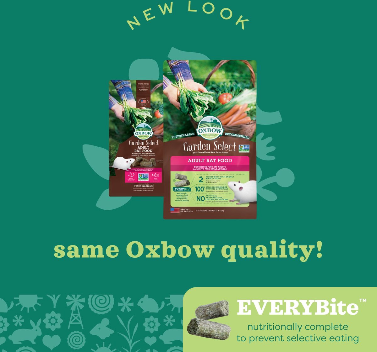 Oxbow Garden Select Adult Rat Food