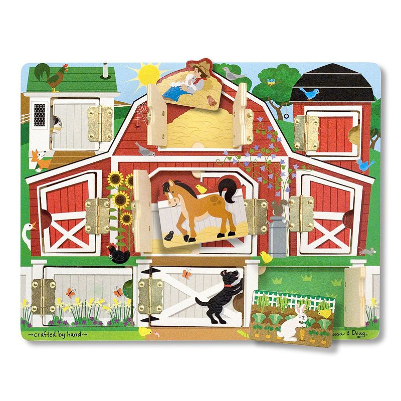 Melissa and Doug Magnetic Farm Hide and Seek