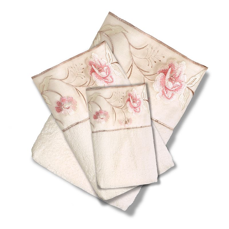 Popular Bath Dublin Rose 3-piece Towel Set