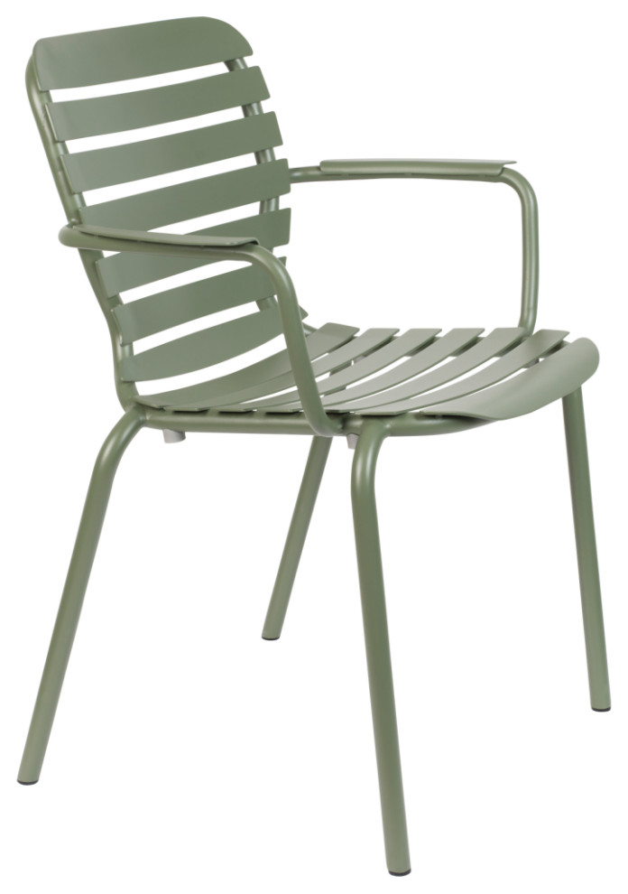 Aluminum Garden Armchairs (2)  Zuiver Vendel   Contemporary   Outdoor Dining Chairs   by Oroa   Eichholtz Furniture  Houzz