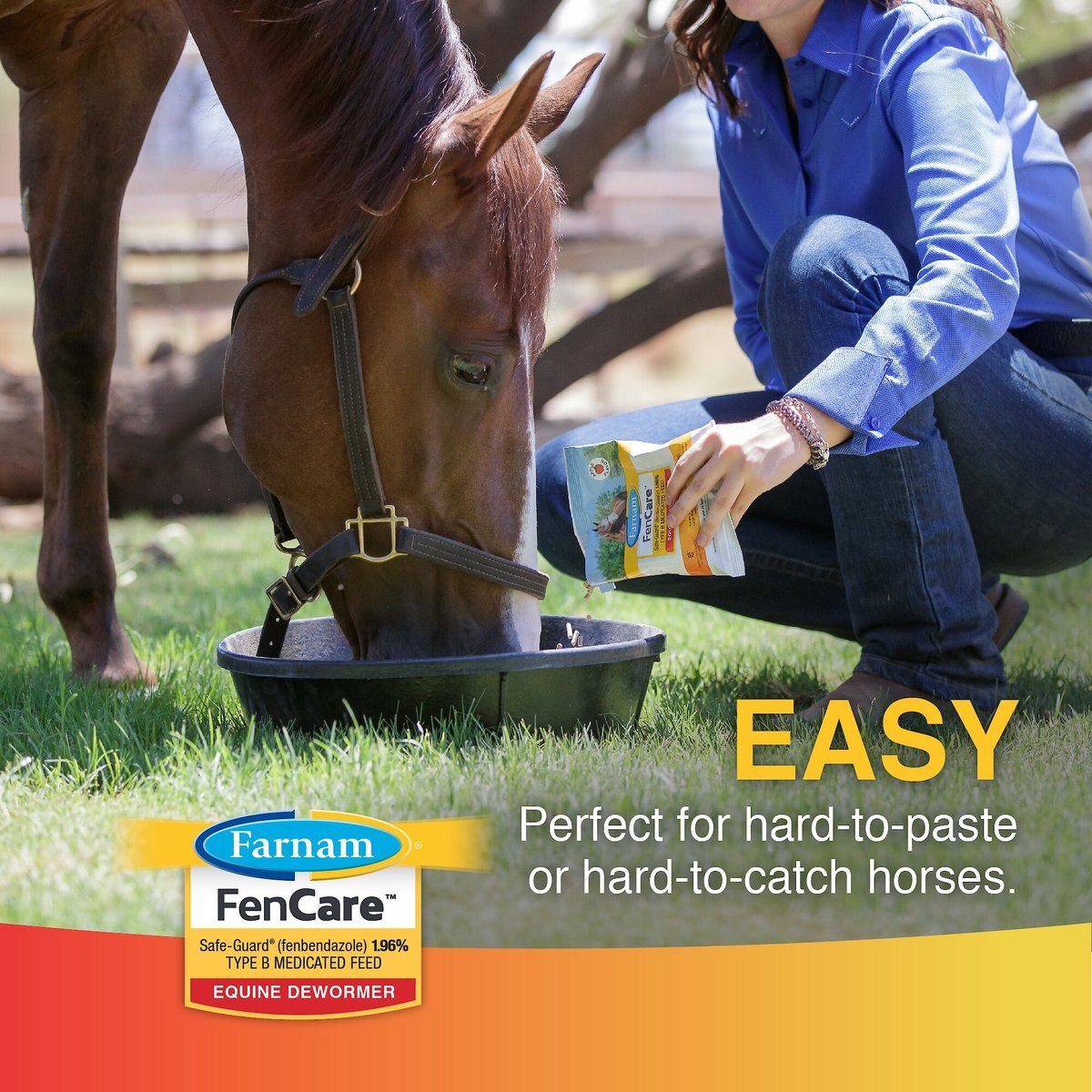 Farnam FenCare Safe-Guard Horse Dewormer， 5-oz bag