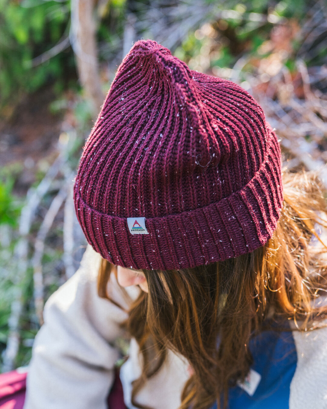 Fisherman 2.0 Recycled Cotton Beanie - Wine