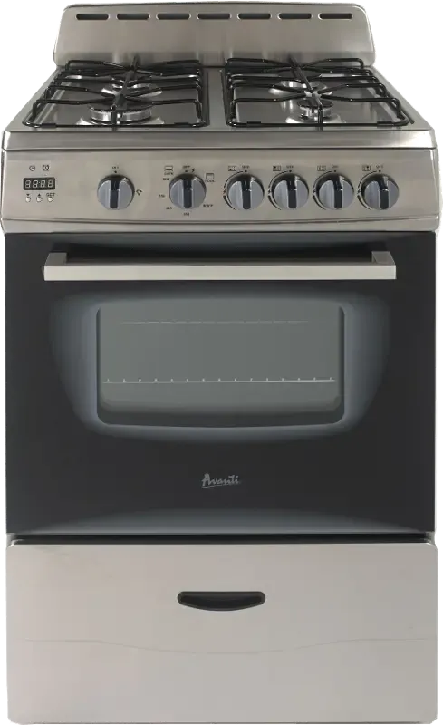 Avanti 24 Inch Gas Range GR2416CSS