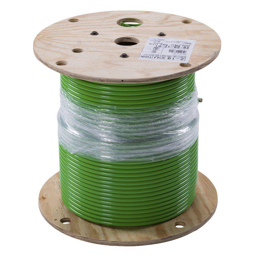 Southwire 500 ft. 2 Green Stranded CU SIMpull THHN Wire 29583201