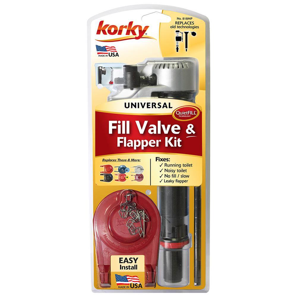 Korky QuietFILL Platinum Valve and Flapper Kit 818MCM