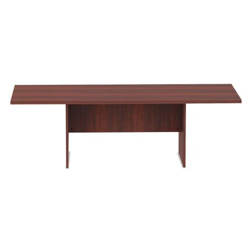 Alera Valencia Series Conference Table， Rectangular， 94.5w x 41.38d x 29.5h， Medium Cherry (VA719642MC)