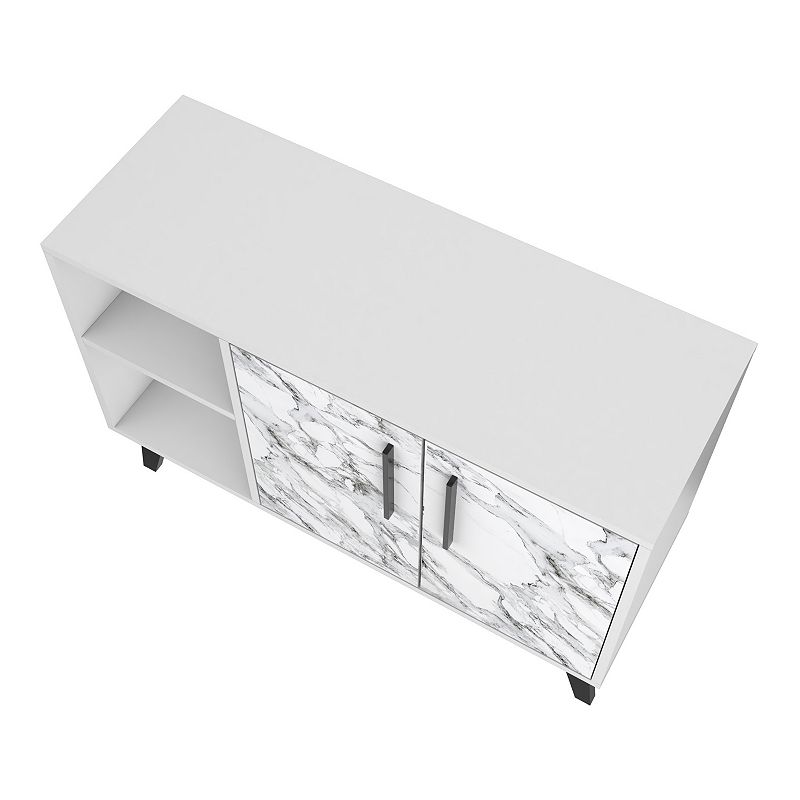 Manhattan Comfort Amsterdam 4-Shelf Sideboard