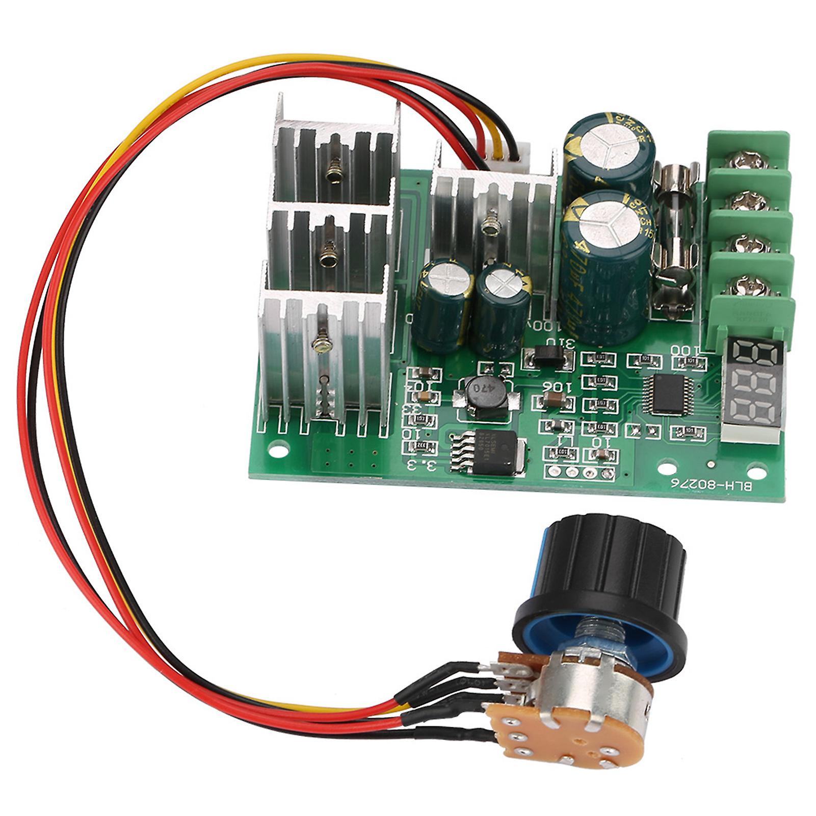 Dc6-60v 30a Digital Display 0~100% Adjustable Drive Module Pwm Dc Motor Speed Controller