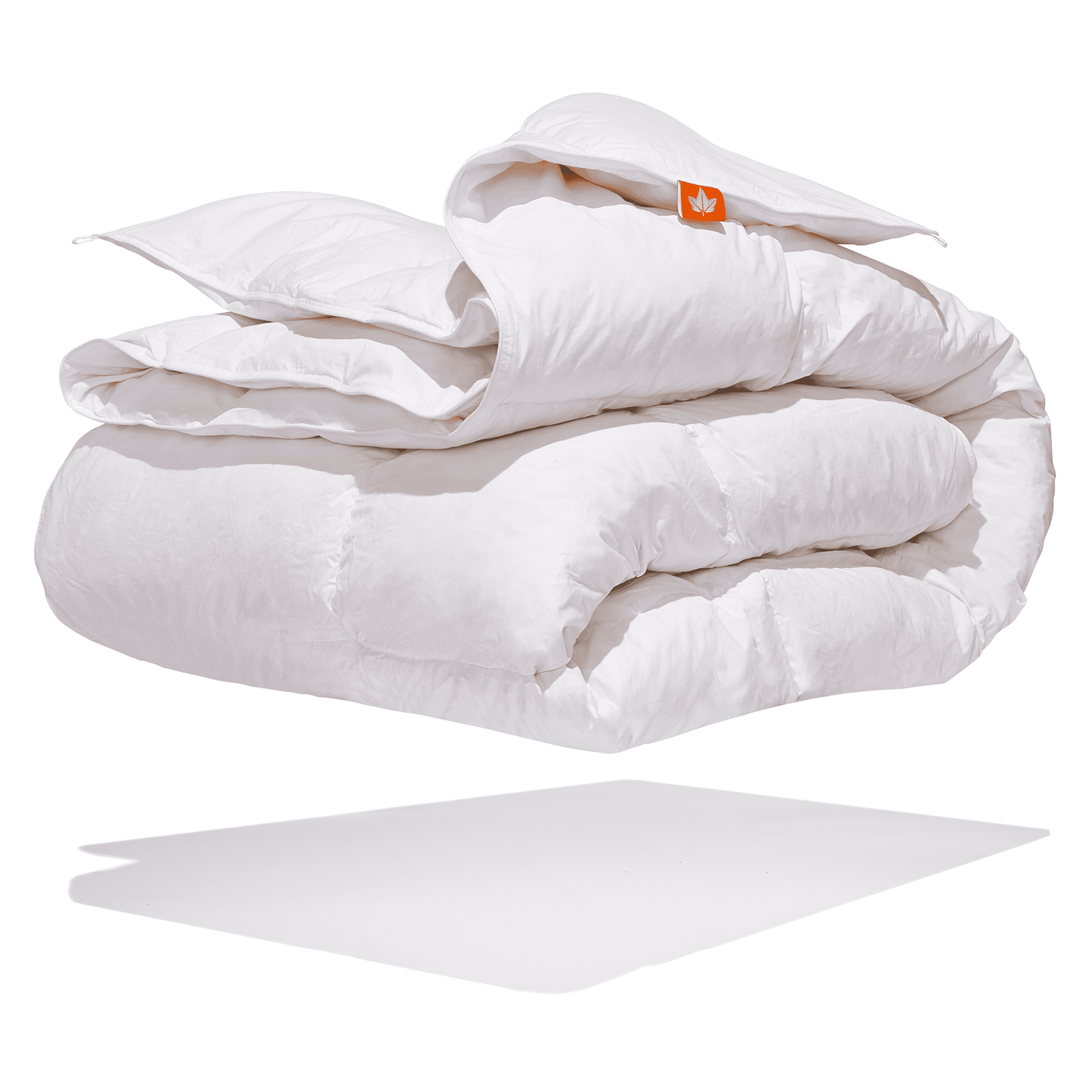 White Goose Feather Comforter - All Season - Twin Size