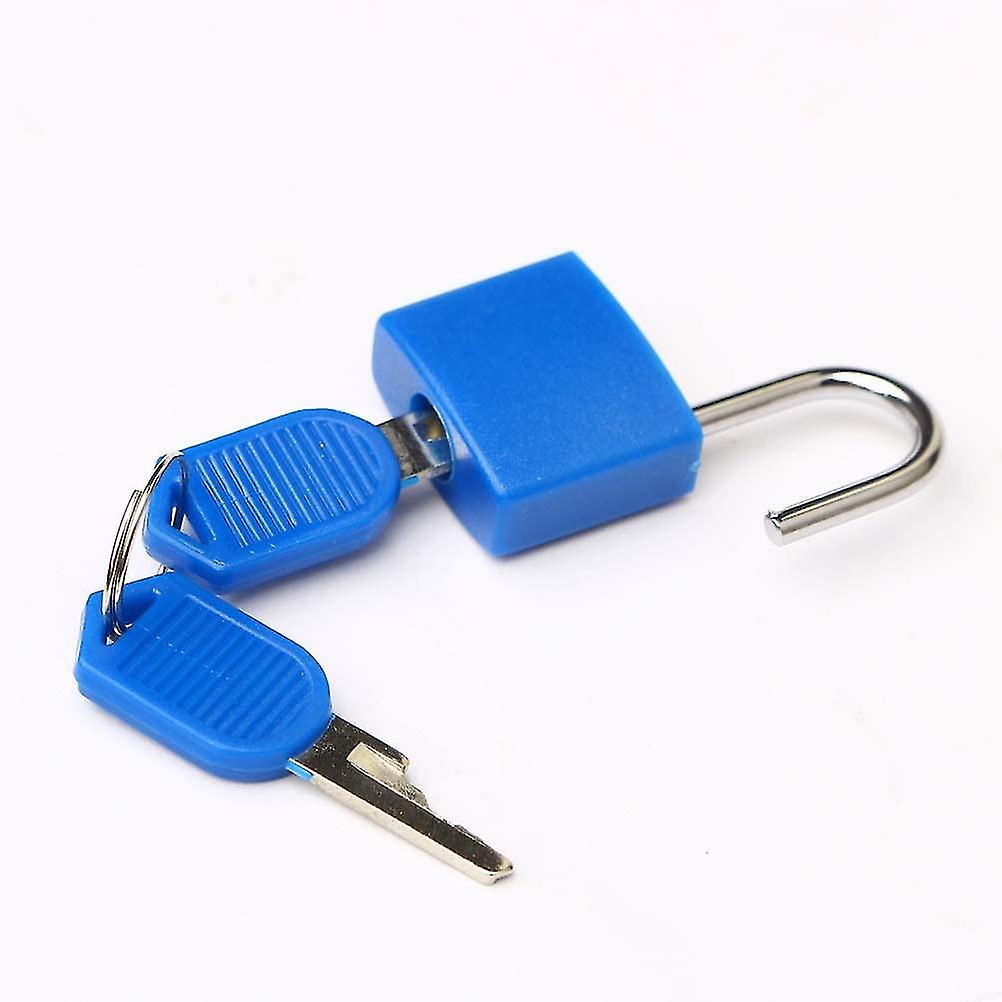 4pcs Luggage Lock， 4-color Mini Padlock Small Lock With Key， Used For School Bag Backpack， School