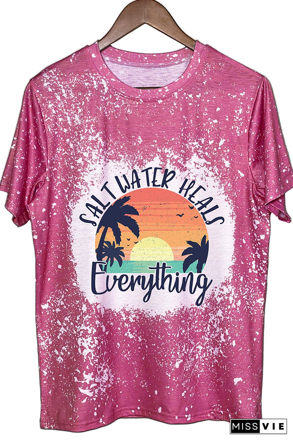 Salt Water Heals Everything Graphic Tee Wholesale