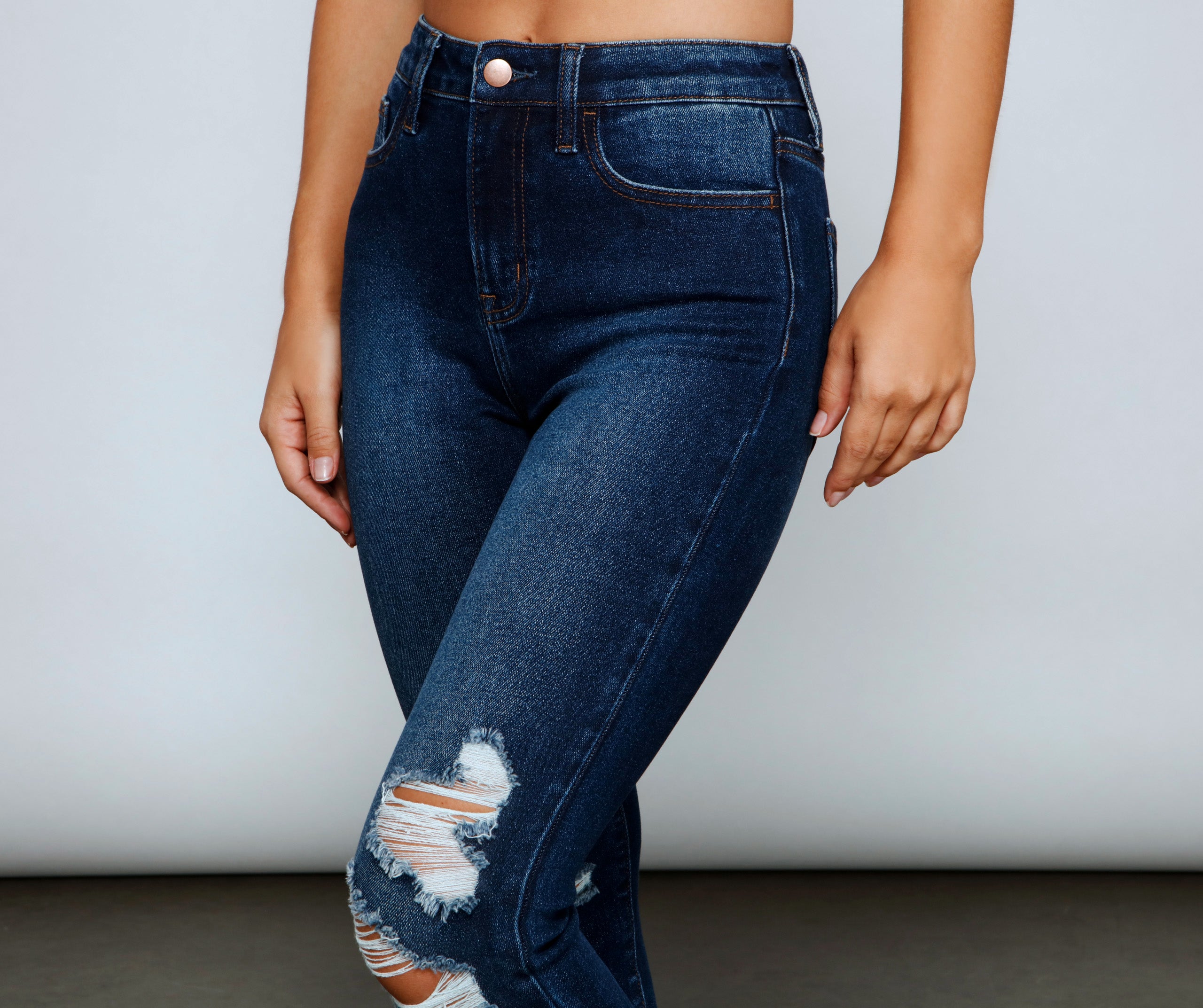 Taylor High Rise Cropped Skinny Jeans