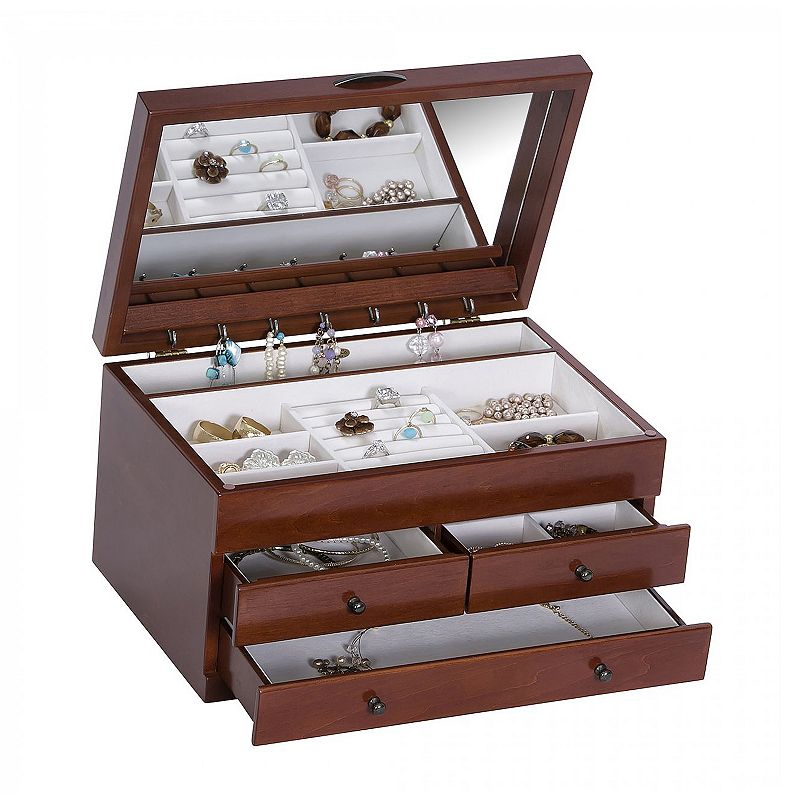 Mele and Co. Mele and Co. Fairhaven Wooden Jewelry Box and Organizer