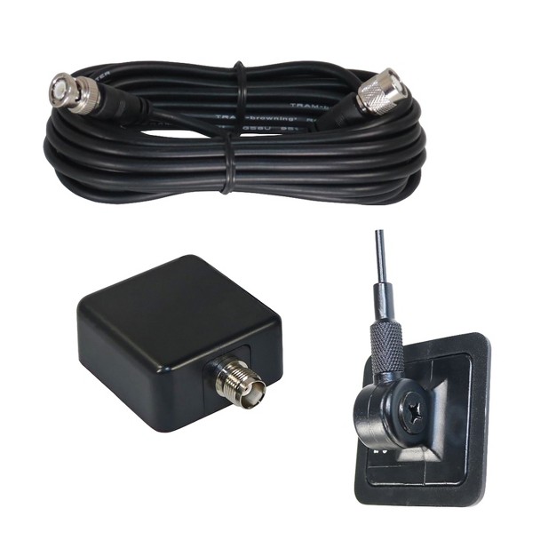 Tram 25 Mhz To 1 300 Mhz Scanner Glass mount Antenna With Rg58 u Cable And Bnc Connector