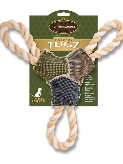 Ruff and Whiskerz Natural Tugz Dog Toy