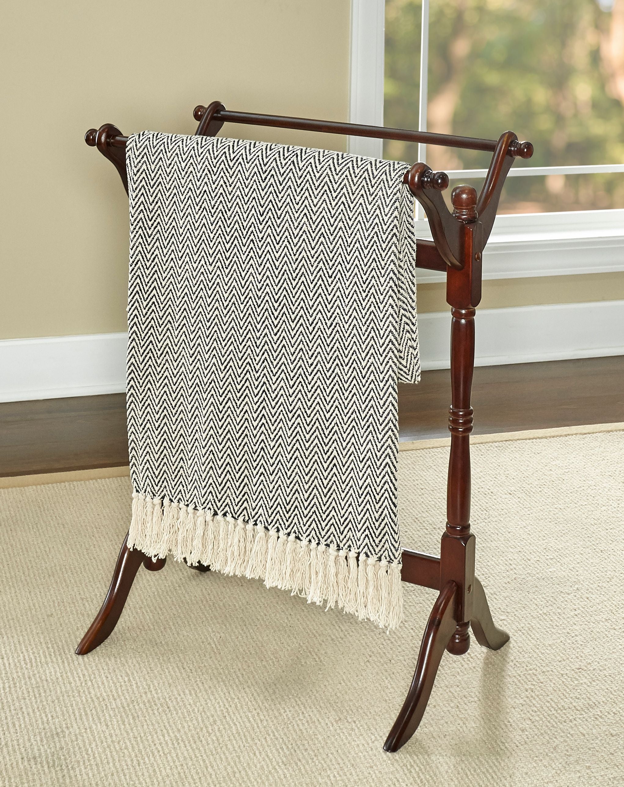 Powell Heirloom Cherry Quilt Rack